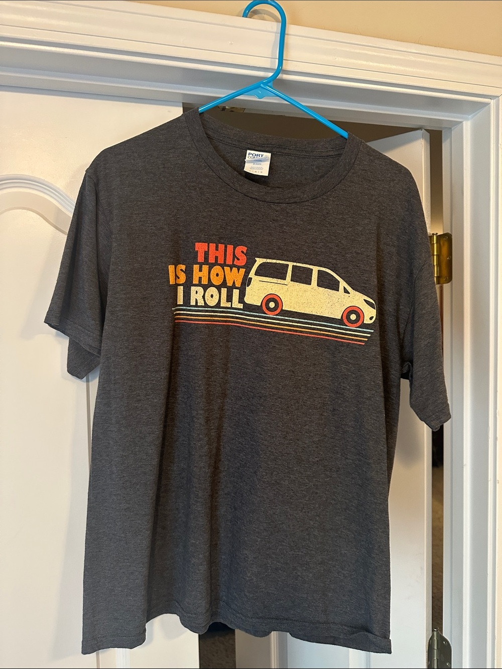 Unbranded Men's Charcoal Graphic Tee - 'This Is How I Roll'